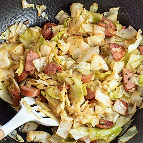Kielbasa Cabbage Skillet