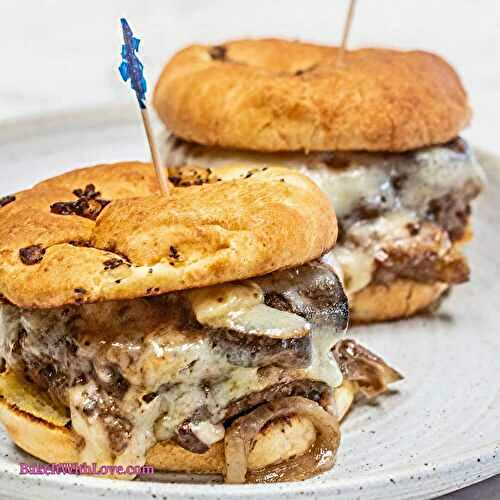 Baked Mushroom Onion Burgers