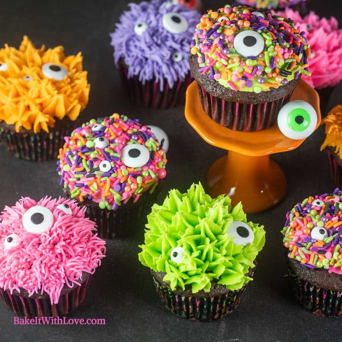 Monster Eye Cupcakes