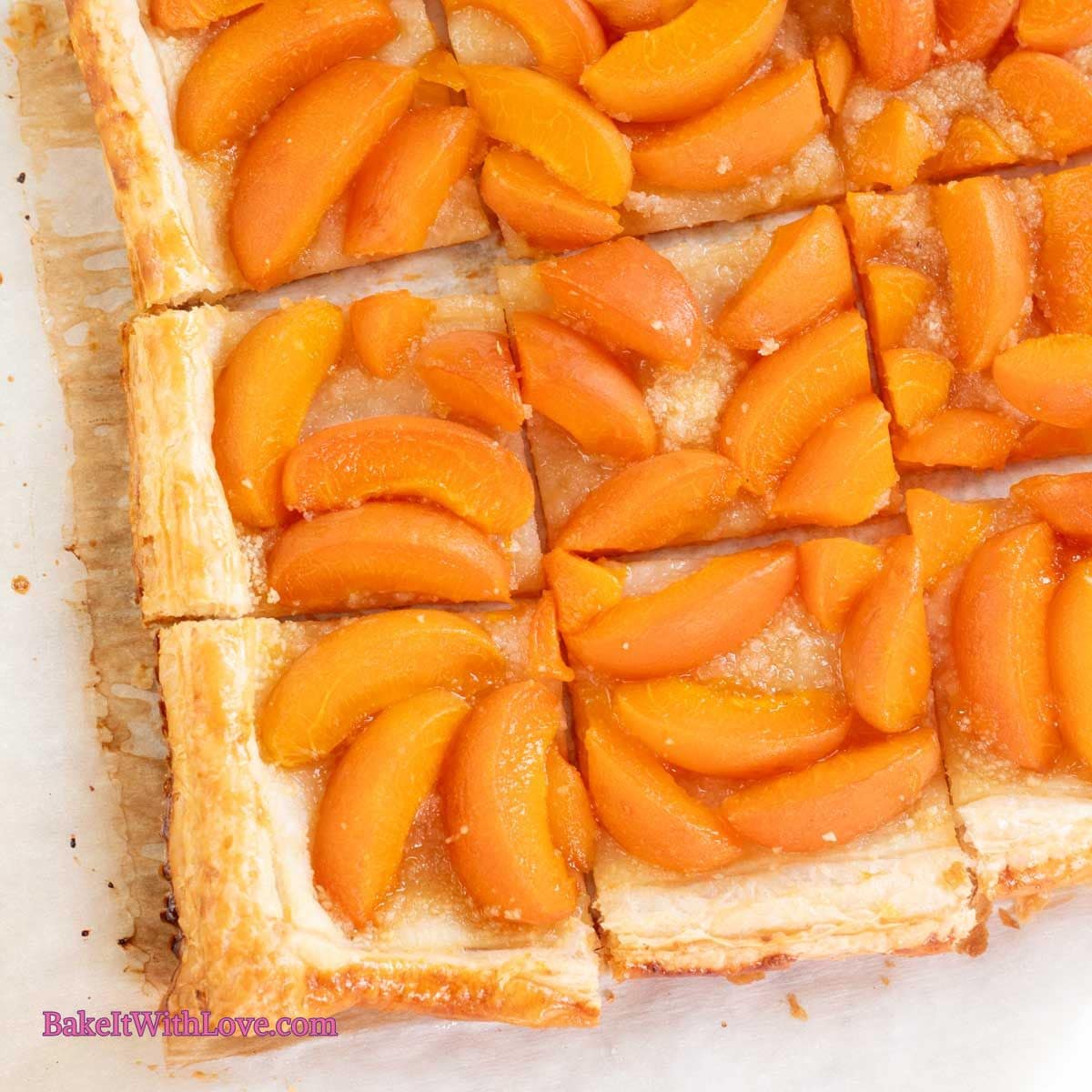 Puff Pastry Apricot Tart