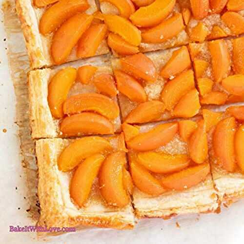 Puff Pastry Apricot Tart