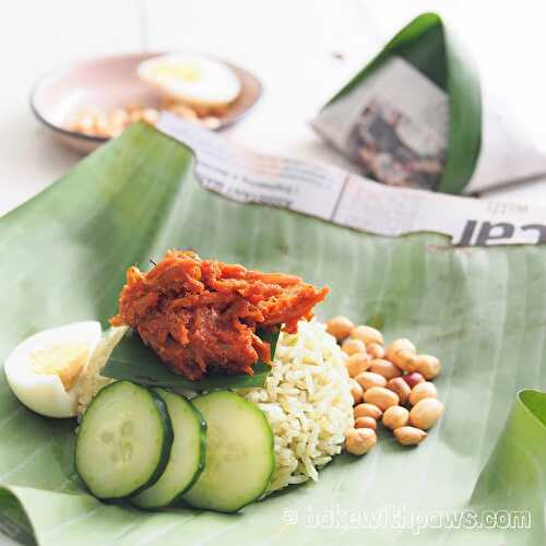 Nasi Lemak Bungkus