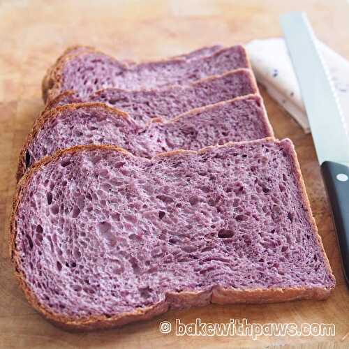 Purple Carrot Bread (Old Dough Method)