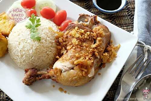 Ayam Penyet (Indonesian Smashed Fried Chicken)