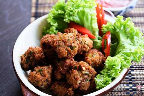 Crispy Thai Laab Meatballs