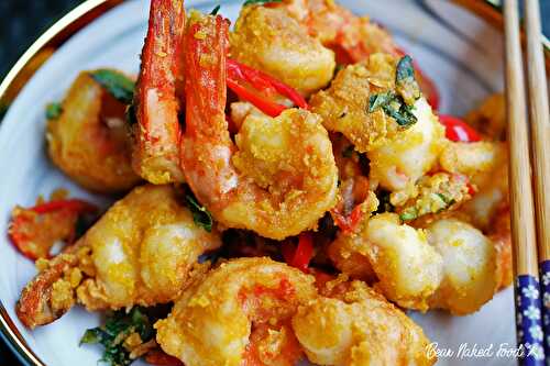 Golden Salted Egg Prawns 金沙虾碌
