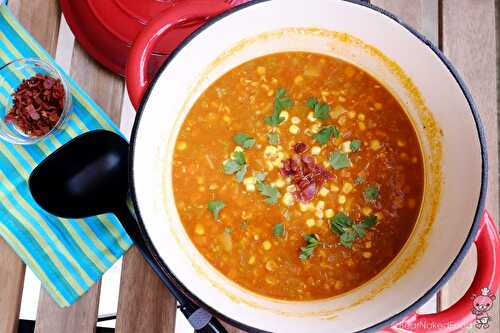 Hearty Tomato Corn Chowder