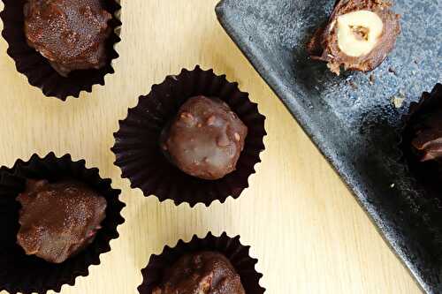 Homemade Ferrero Rocher