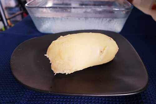 How to peel a potato in one step