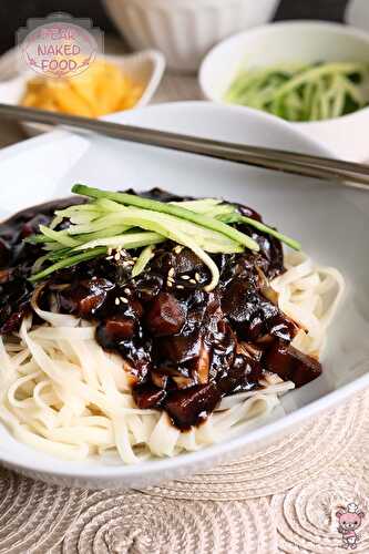 Jjajangmyeon (Korean Black Bean Sauce Noodles)
