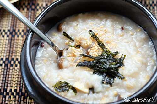 Korean Mushroom Porridge