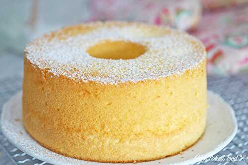 Lemon Cream Cheese Chiffon Cake