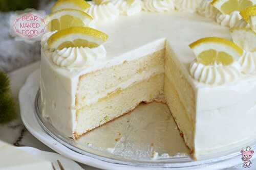 Lemon Layer Cake with Lemon Curd Frosting