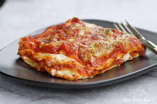 Really Good Cheese and Tomato Lasagna