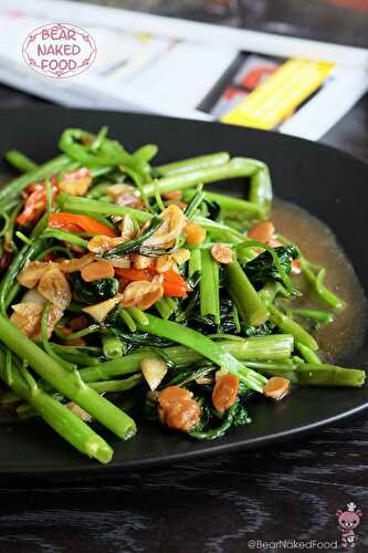 Stir-fried Kang Kong with Preserved Soy Bean