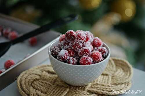 Sugar Candied Cranberries