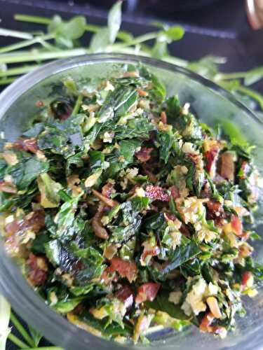 Ponnanganni Keera (Mukunuwenna/Dwarf Copperleaf stir-fry)