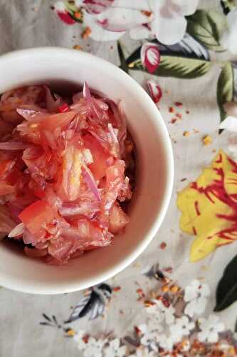 Red Onion Tomato Sambal | Instant Recipe For Beginners