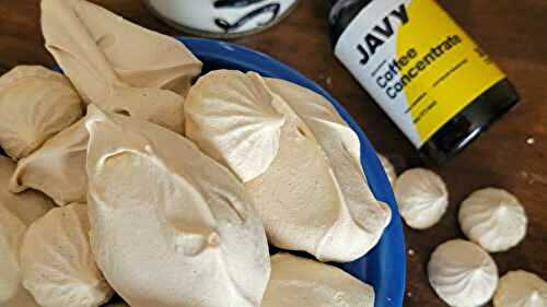 Javy Coffee Meringues | Easy 3 Ingredients Dessert Recipe