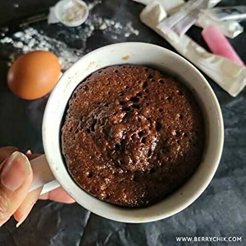 Mug Cake | Easy 3 Min, 3 Ingr. No-bake Recipe