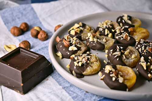 Chocolate Dipped Dried Figs - Bimorah