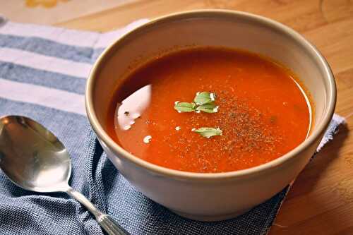 Tomato and Celery Minestrone Soup (vegan) - Bimorah