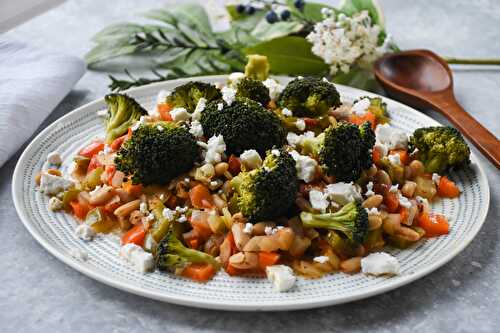 Roasted Canellini Beans with Vegetables