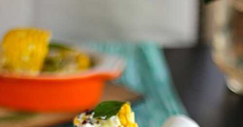 Corn in seasoned coconut milk