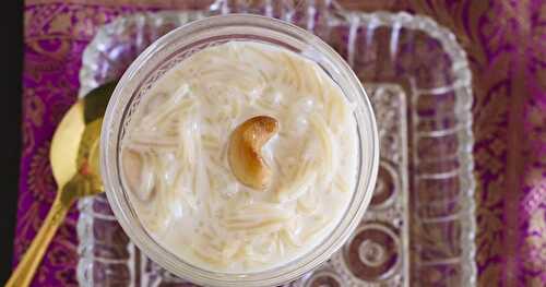 Vermicelli pudding (semiya payasam)