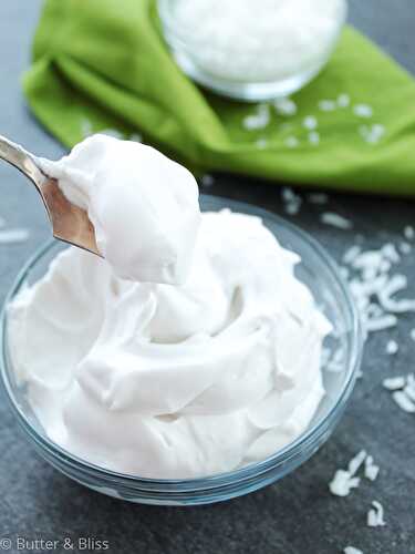 Vanilla Whipped Coconut Cream