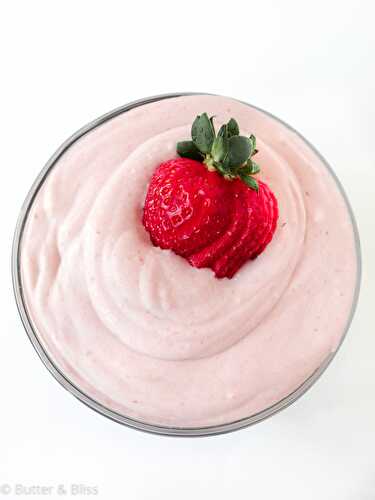 Strawberry Whipped Coconut Cream