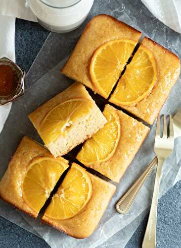 Honey Orange Snack Cake