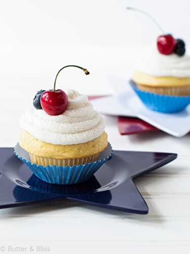 Vanilla and Berry Cupcakes