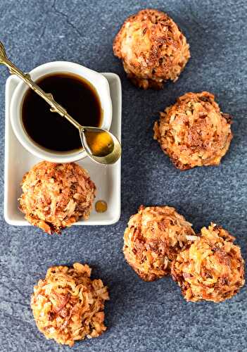 Toasted Coconut Maple Macaroons