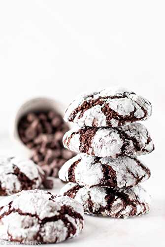 Chocolate Crinkle Cookies (Small Batch)