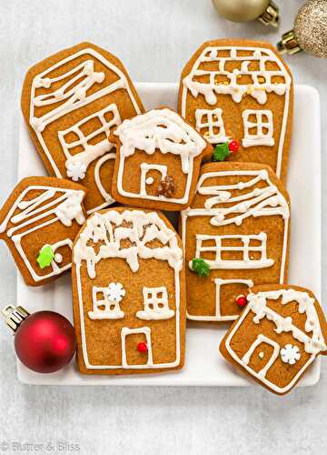 Gingerbread Cookies with Apple Cider Icing