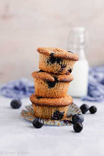 Easy Blueberry Muffins - Gluten Free
