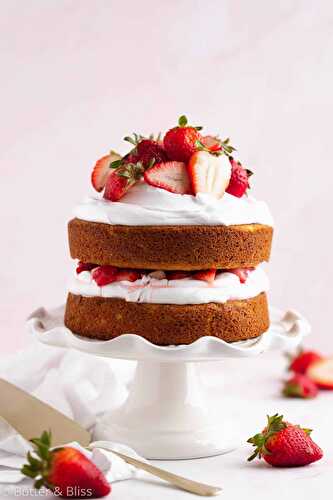 Strawberry Shortcake Layer Cake - Gluten Free