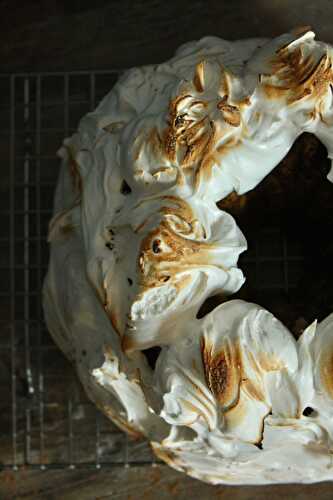 Pumpkin Spice Bundt Cake with Toasted Marshmallow Meringue Frosting