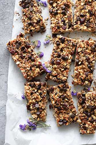 Chewy Toasted Oats and Honey Granola Bars