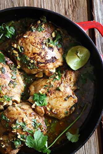 The Best Cilantro Lime Chicken Thighs