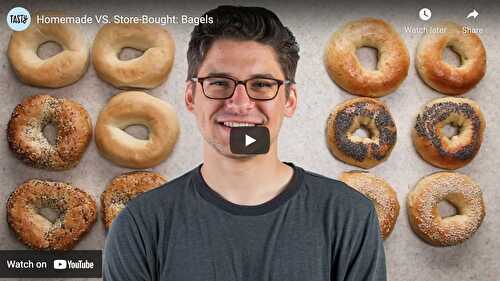 Baking Bagels video - Homemade VS. Store-Bought: Bagels
