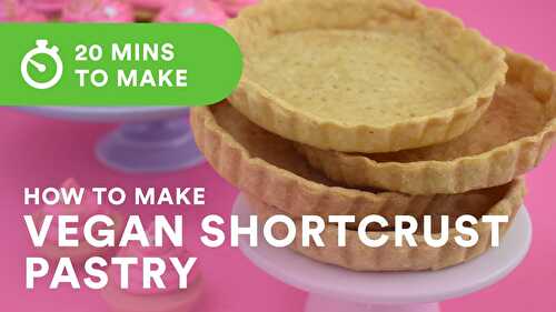 Making shortcrust pastry the vegan way