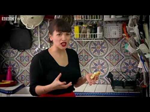 Rachel Khoo makes a savoury cake with goat's cheese, pistachios & prunes
