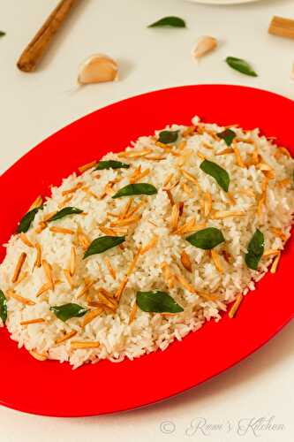 Aromatic Garlic Rice - Celebrating Flavors