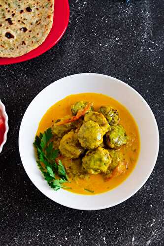 Chicken Meatball Yellow Curry - Celebrating Flavors