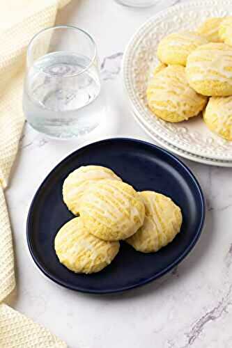 Easy & Soft Lemon Cookies Recipe with Lemon Glaze
