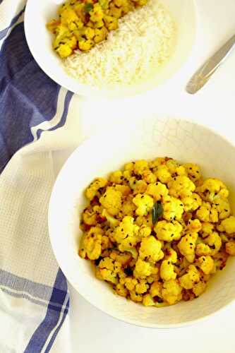Pan-Roasted Cauliflower with Whole Spices - Celebrating Flavors
