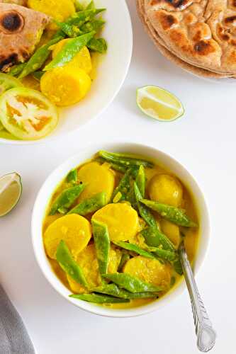 Potato & Green Bean Curry - Sri Lankan - Celebrating Flavors - Recipe