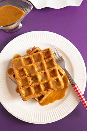 Potato Waffles with Gravy - Celebrating Flavors Quick and easy to make